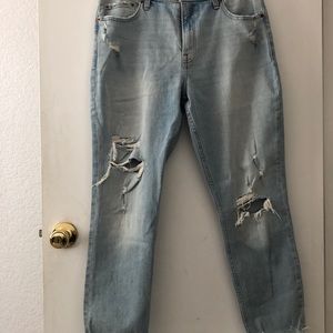 High rise jeans